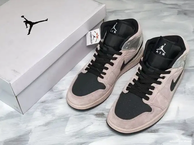 Cheap 1 Air Mid BQ6472-602 Dirty Jordan Powder (W) Iridescent 0620
